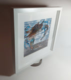 Gulf Blue Framed Print