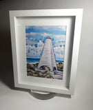 Seaside Beach Tower Study I Framed Print (lg)