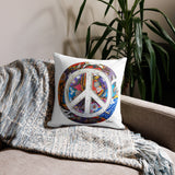 "Peace in the Garden" by Roy Calvin Eure Decorative Throw Pillow