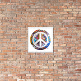 "Peace in the Garden" by Roy Calvin Eure Framed Poster