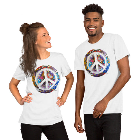 "Peace in the Garden" by Roy Calvin Eure Art Unisex T-shirt